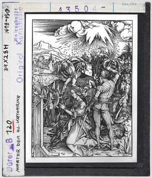 Vorschaubild Albrecht Dürer: Marter der Heiligen Katharina, B. 120 